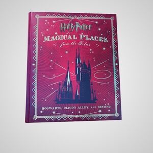 Harry Potter Magical Places from Films 2015 Hardcover Book with Diagon Alley Map